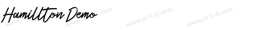Hamillton Demo字体转换